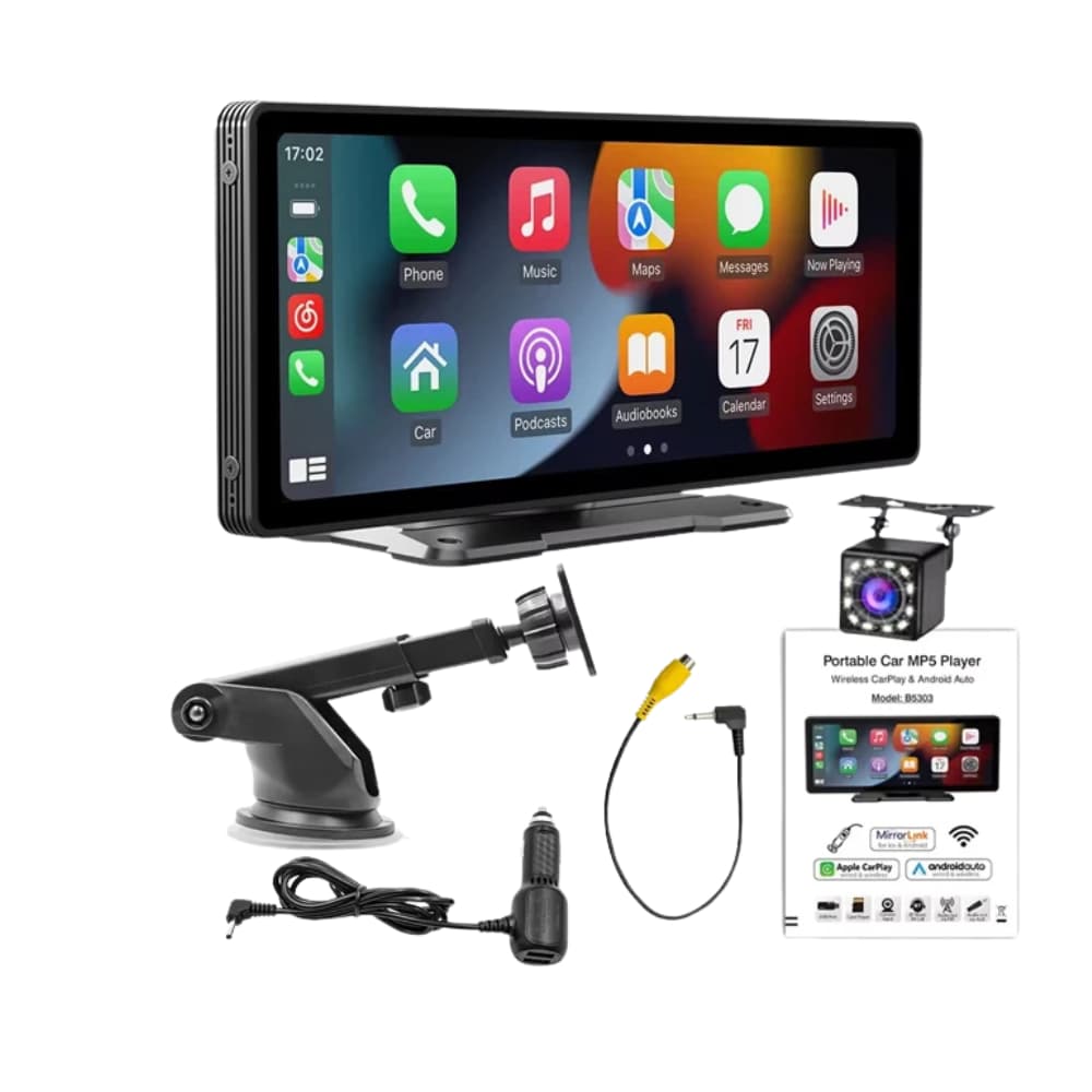 Radio Samochodowe 10,26″ CarPlay/Android Auto WiFi + 12 LED Kamera – Jeden Zestaw