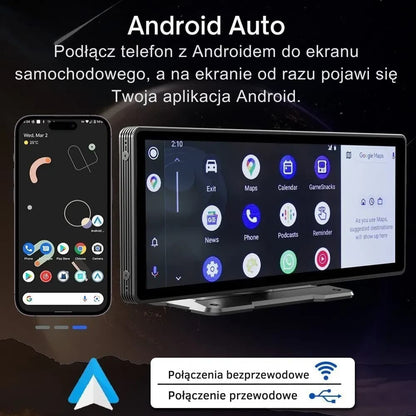 Radio Samochodowe 10,26″ CarPlay/Android Auto WiFi + 12 LED Kamera – Jeden Zestaw