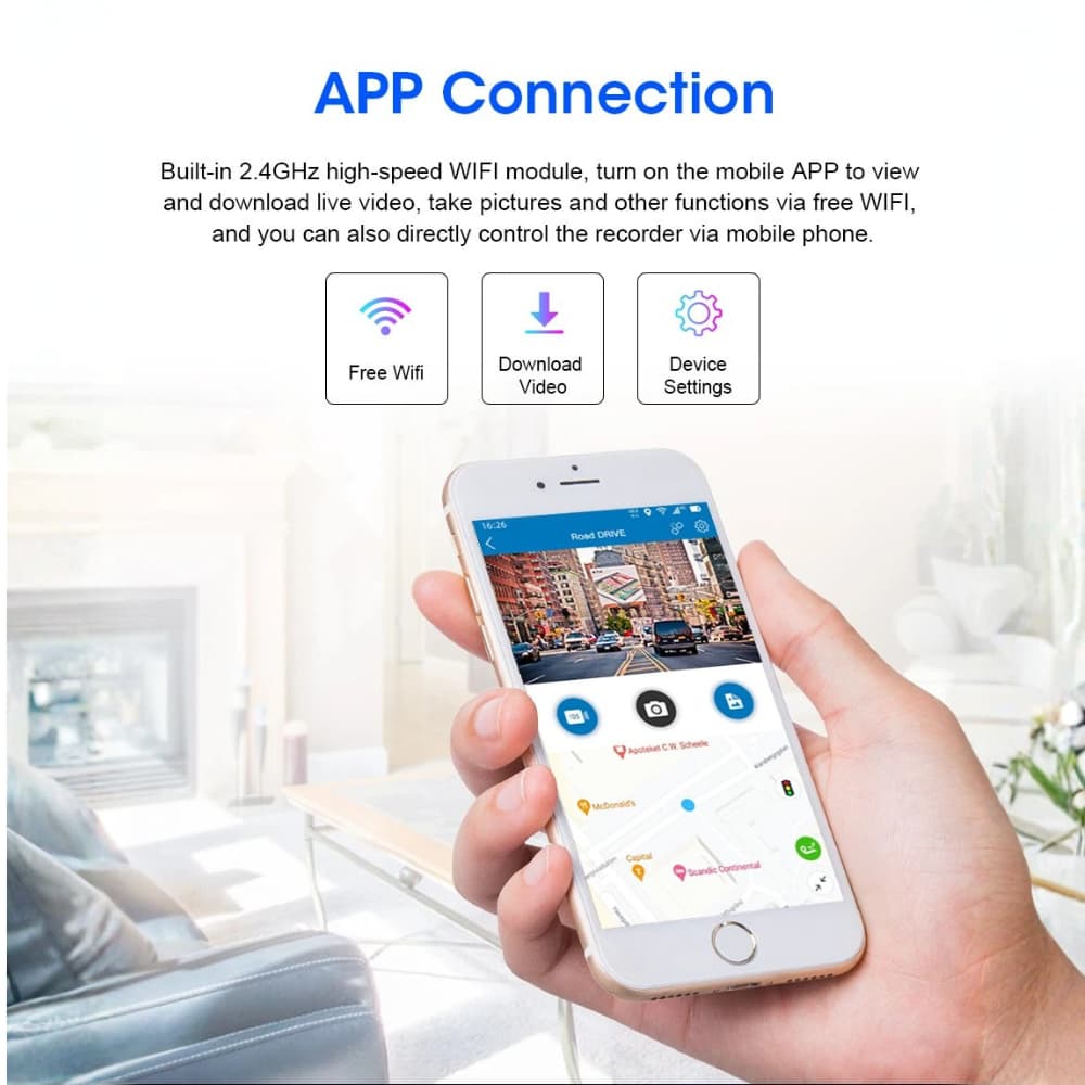 Radio samochodowe 11.26″ – kamera 4K + ekran dotykowy, GPS, CarPlay i Android Auto