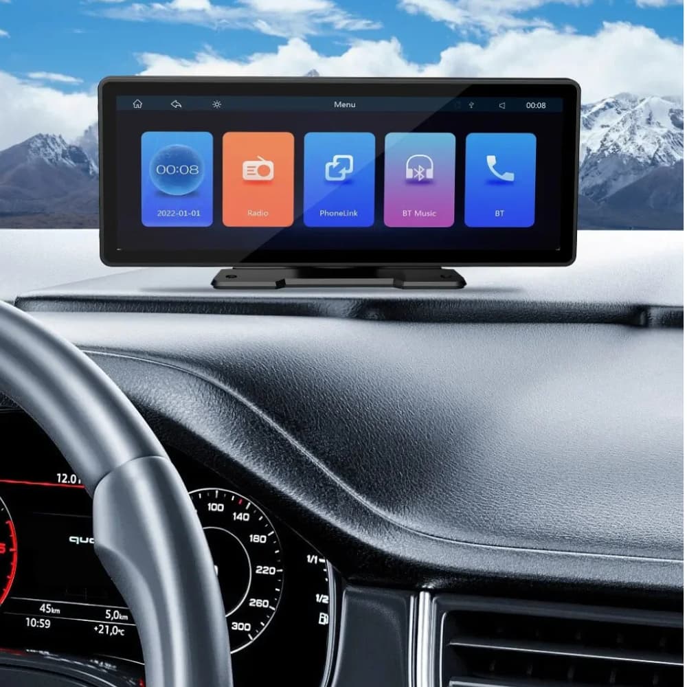 Radio Samochodowe 10,26″ CarPlay/Android Auto WiFi + 12 LED Kamera – Jeden Zestaw