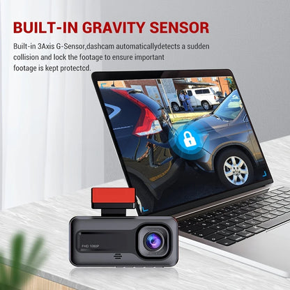 3 Channel Car DVR HD 1080P 3-Lens Inside Vehicle Dash CamThree Way Camera DVRs Recorder Video Registrator Dashcam Camcorder