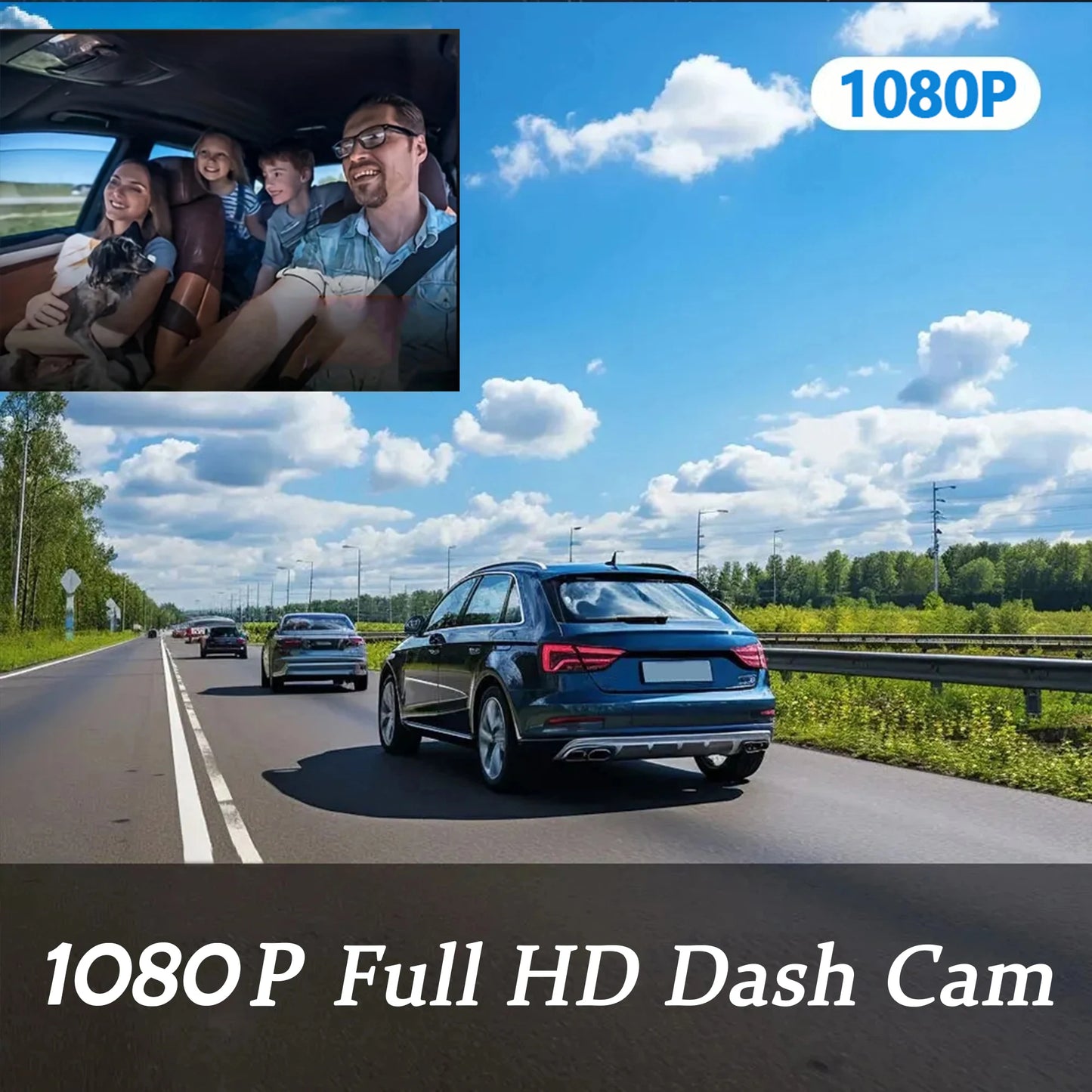 Dual Lens Car DVR FHD 1920*1080P Dash Camera Cabin Dashcam Vehicle Video Dash Cam Drive Recorder Interior Mini Dvrs Black Box