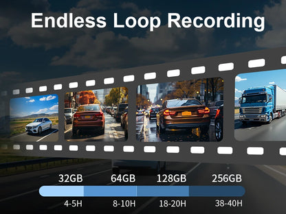 1440P KAWA Car DVR D6 Dash Cam 2K Video Recorder WiFi/App/Voice Control Dash Camera WDR G sensor Night Vision Hidden Dashcam