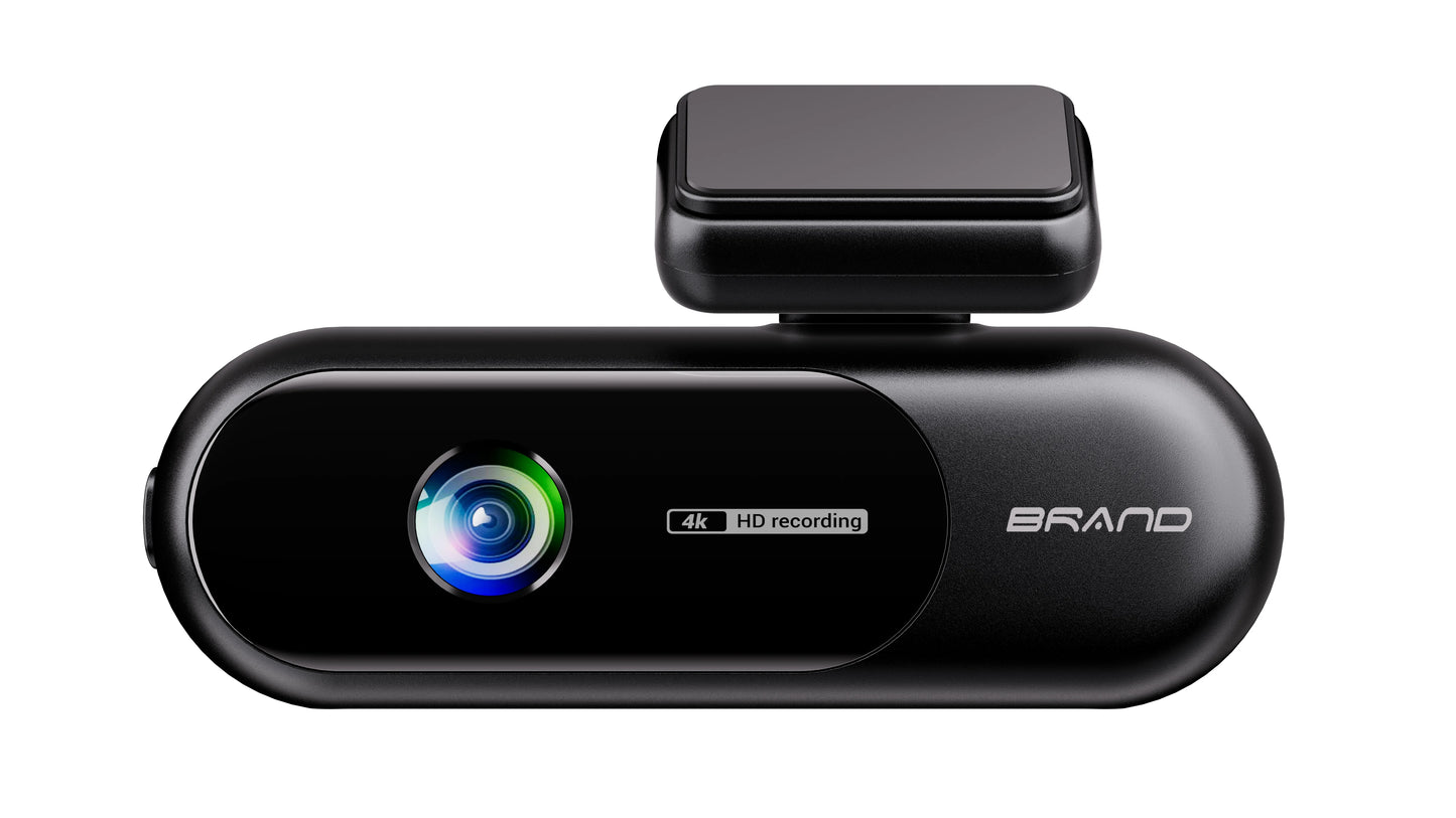 UHD 4K WiFi Dash Cam Dual Lens Driving Recorder Car DVR Optional 1080P Rear Lens Camera 24H Parking Monitoring Black Box