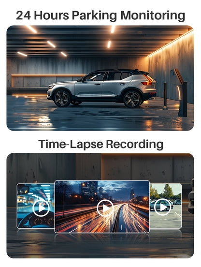 2K KAWA MINI 3 Pro Cameras for Car DVR Tiny Dash Cam 24 Parking Auto Video Recorder WiFi APP Voice Control Car dashcam