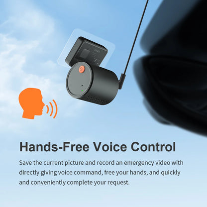 2K Mini Dash Camera For Car DVR Dash Cam KAWA MINI 3 Video Recorder Voice Control(Optional) Night Vision WiFi APP Monitor WDR