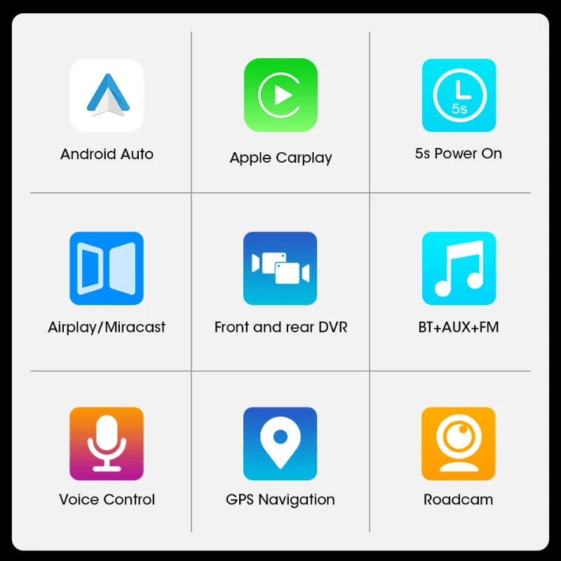 Radio samochodowe 11.26″ – kamera 4K + ekran dotykowy, GPS, CarPlay i Android Auto