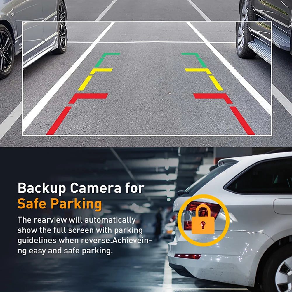 3 Channel Dash Cam for Cars Camera Black Box 3Ch/2Ch 1080P Video Recorder Rear View Camera for Vehicle Car DVR car accessories