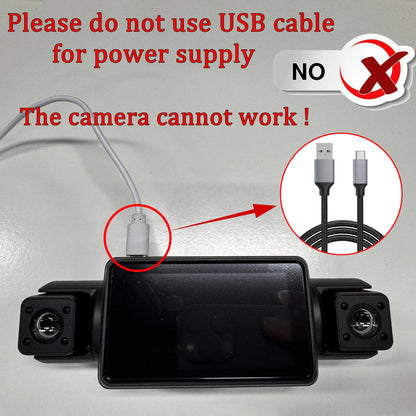 4Ch WiFi Dashcam car camera Black Box Driving DVR FHD 1080P Front Left Right Rear Night Vision Loop Recording Hardwire kit