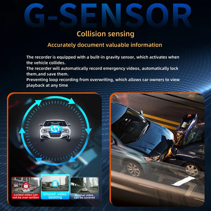 4Ch WiFi Dashcam car camera Black Box Driving DVR FHD 1080P Front Left Right Rear Night Vision Loop Recording Hardwire kit