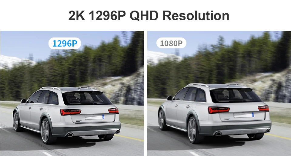 2K Mini Dash Camera For Car DVR Dash Cam KAWA MINI 3 Video Recorder Voice Control(Optional) Night Vision WiFi APP Monitor WDR