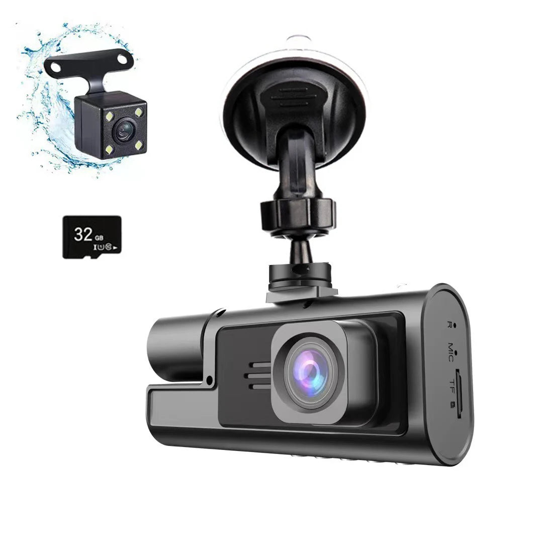 1080P Dual camera Dash Cam for cars,Front And Inside,car camera with IR Night Vision,Loop Recording,wide angle Car DVR Came